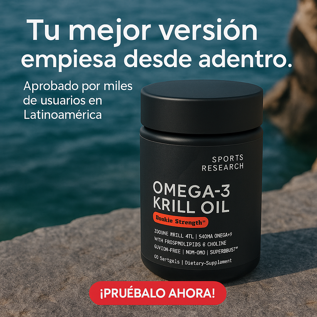 🌟 OMEGA-3 KRILL OIL – Doble potencia para cuerpo y mente 🧠💥