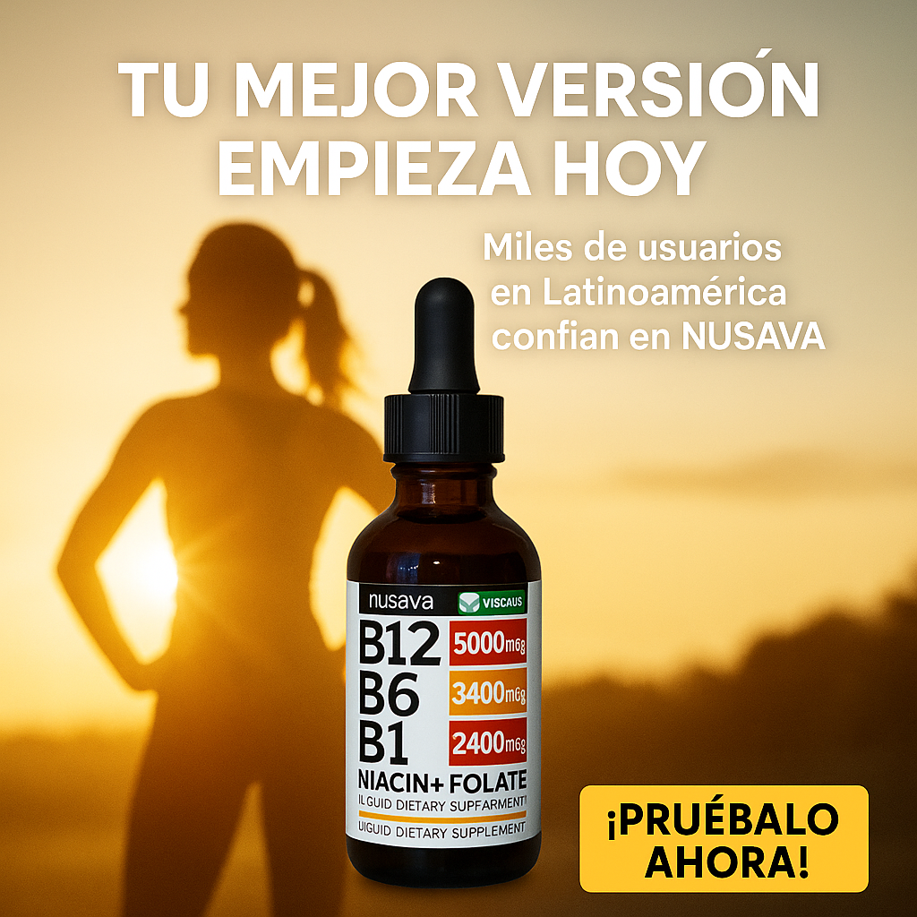 Vitamina B12 💊⚡🔥 potencia tu día con energía natural, fuerza y claridad mental