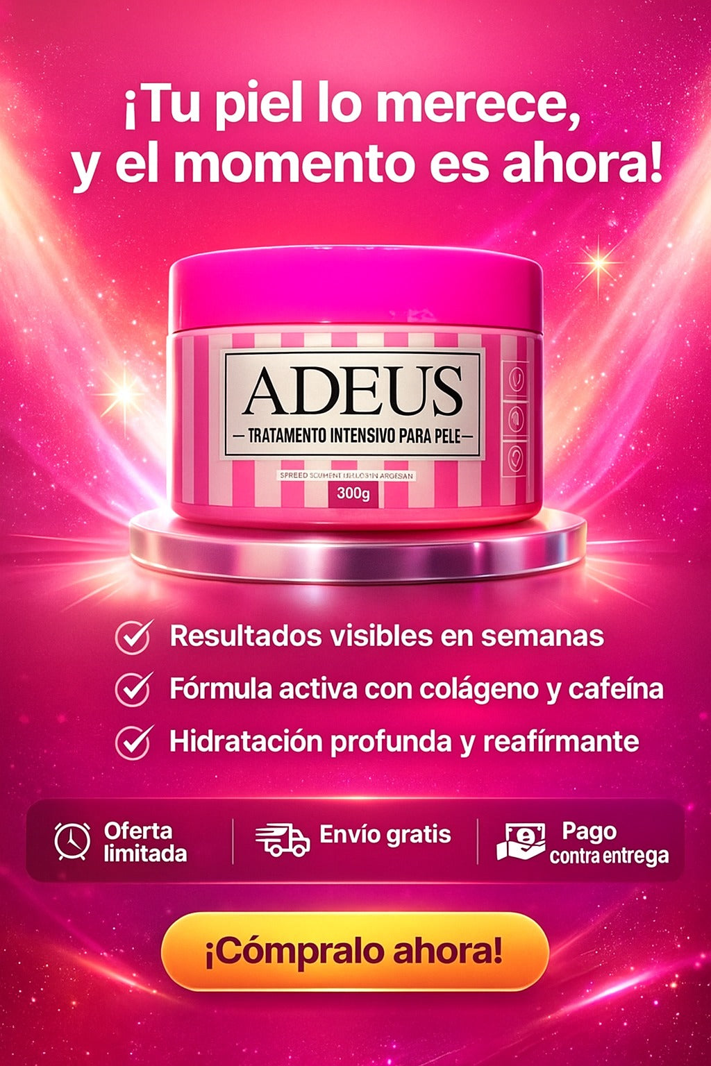 ADEUS 💚 Tratamiento Corporal Completo Anti Estrías y Celulitis👋