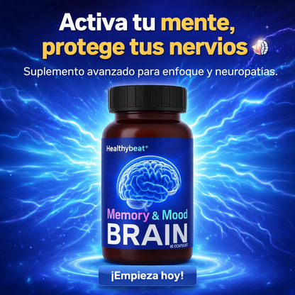Memory & Mood Brain ⚡Equilibra tu sistema nervioso y mantén tu mente en calma.