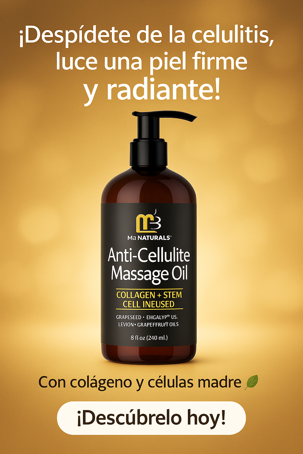 M3 Naturals 💫 — Colágeno + Células madre para una piel más firme y luminosa 💎