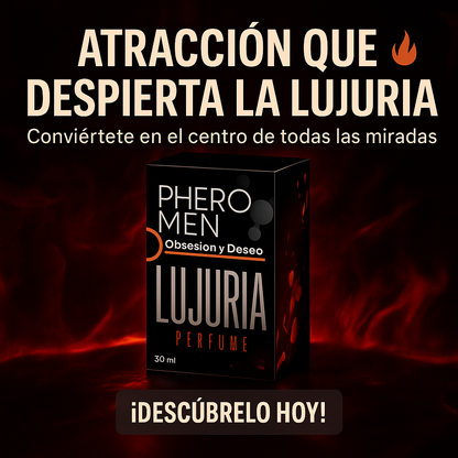 PHEROMEN LUJURIA ❤️ – Conquista con un aroma provocador, magnético y adictivo 🔥