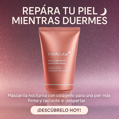 🌿Medicube Mascarilla Nocturna de Colágeno 🌙 Piel más firme, suave e hidratada al despertar 💧