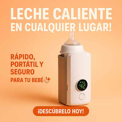 Calentador de Biberones Portátil 🔥👶 — ¡Leche a la temperatura perfecta en minutos!