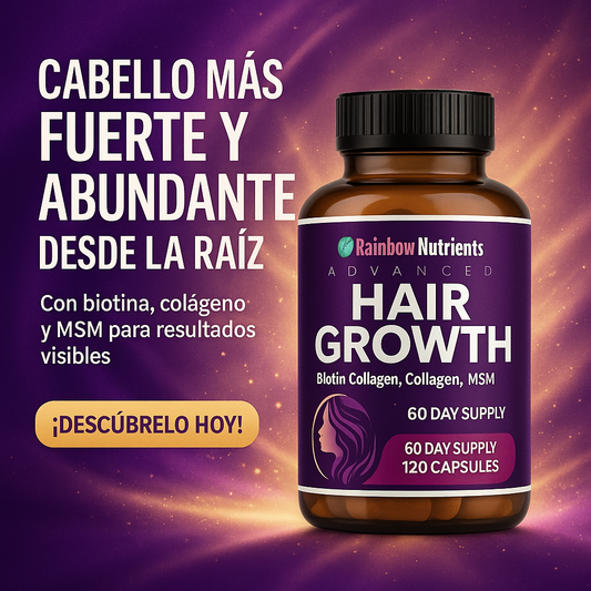 💇‍♀️ Hair Growth Advanced® – Estimula el Crecimiento y Reduce la Caída del Cabello 📉✨