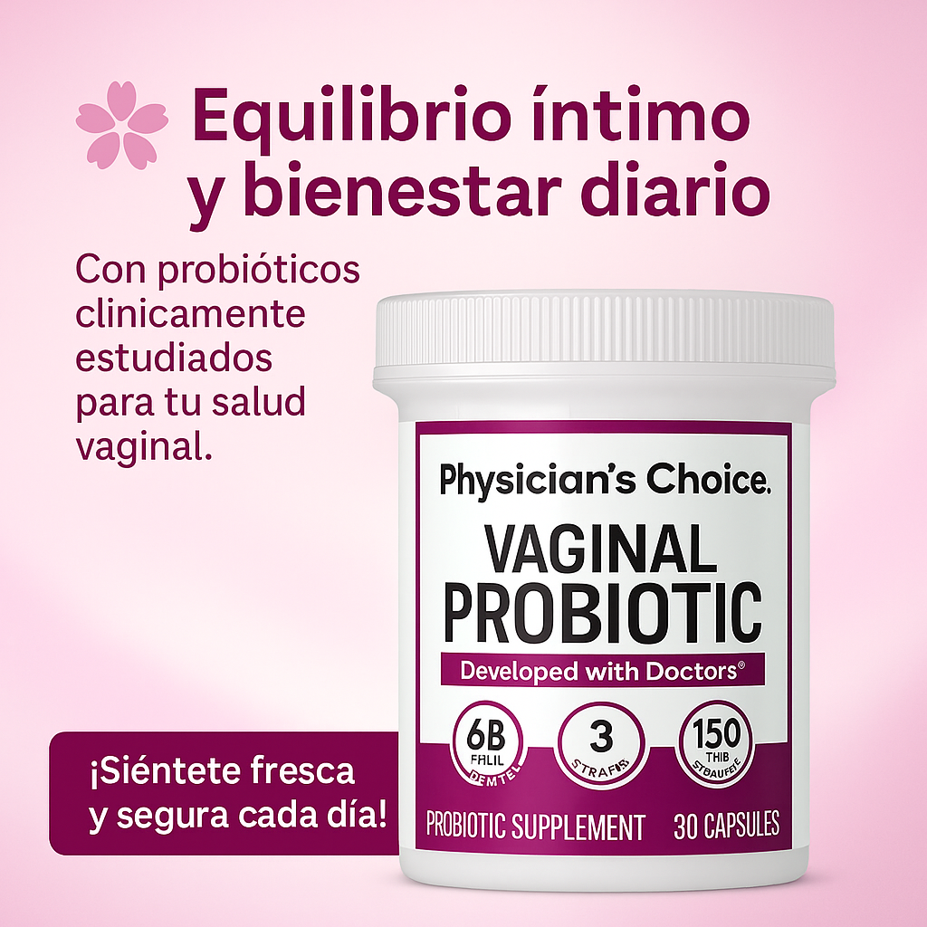 Vaginal Probiotic 🌺 Probióticos naturales para una salud íntima equilibrada 💖